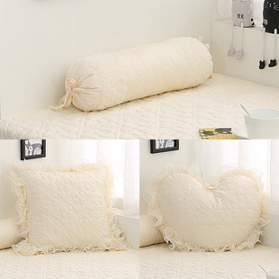 巧致生活 全棉抱枕含芯 沙发靠垫客厅飘窗纯棉方形糖果枕可拆洗