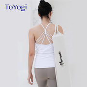 ToYogi瑜伽帆布包女大容量运动健身瑜珈背包套袋子瑜伽垫收纳包