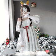 cosplay圣诞节白雪公主制服诱或装性感女仆套装麋鹿雪人圣诞服装