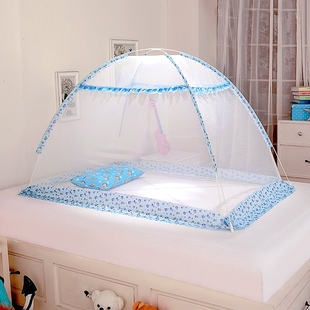 儿童蚊帐公主粉色男孩宝宝通用幼儿园小蚊帐，罩婴儿小孩床免安装