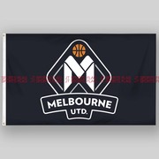 NBL澳大利亚国家篮球联赛Melbourne United墨尔本联队旗旗帜ins