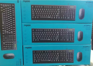 雷柏x120pro有线键盘，鼠标套装电脑usb，键鼠套件商务办公