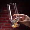 啤酒杯轻奢高档水晶玻璃大容量精酿网红品脱杯创意酒吧金箔英雄杯