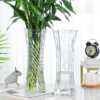 玻璃花瓶透明水养富贵竹，百合花瓶摆件客厅插花干花，北欧家用特大号