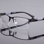 近视眼镜男女半框金属平光无度数防辐射防蓝光抗疲劳电脑手机护目