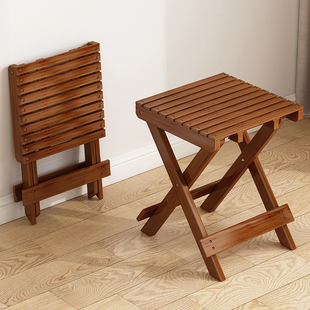儿童矮凳折叠小凳子小型实木，出租房用网红小朋友椅子客厅现代简约