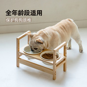 陶瓷狗碗大容量狗食盆狗粮碗中大型狗水碗猫双碗保护颈椎可调节
