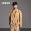 ERDOS 男装含棉外套24夏季姜黄色薄款挺括短款外套商务休闲