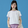 白色短款t恤女夏季2024韩版学生修身小个子正肩减龄短袖上衣