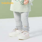 巴拉巴拉女婴童打底裤秋季休闲百搭时尚洋气舒适简约甜美长裤