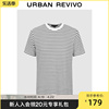UR2024夏季男装经典基础休闲撞色条纹短袖T恤UMU440039