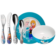 wmf-福腾宝迪士尼系列冰雪奇缘，儿童西餐不锈钢，叉勺餐具套装
