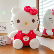 草莓hellokitty猫毛绒玩具kt猫抱枕睡觉公仔女布娃娃儿童可爱礼物