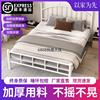 香港澳门欧式铁艺床不锈钢，家用现代简约1.5米铁架床单人床1.2