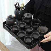 适用于紫砂旅行陶瓷功夫茶具套装便携式包家用泡茶壶杯简约办公户