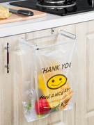 定制厨房垃圾挂架分类垃圾桶不锈钢橱柜，挂式塑料垃圾袋固定架收纳