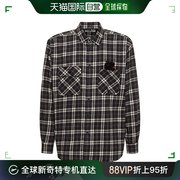 香港直邮潮奢doublet男士格纹棉质衬衫