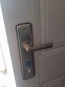 防盗门门锁把手通用面板配件手柄家用老式不锈钢锁芯大全钥匙室内