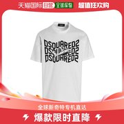 美国直邮dsquared2男士上装，t恤纯棉，男装鲨鱼