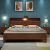 1.8米双人床主卧婚床单人床北欧实木床软床现代简约高箱靠储物1.5
