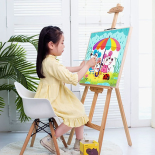 儿童画板画架套装支架式画画工具美术生绘画儿童画画架小学生家用