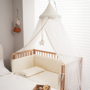 耶西蓓婴儿床蚊帐全罩式通用宝宝专用拼接床床幔儿童床落地防蚊罩