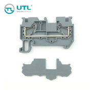 尤提乐JUT14-1.5 弹簧直插式JUT14-2.5卡导轨接线端子排可代替PT