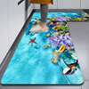 浴室垫 卫生间地垫 厨房地垫 防滑地垫  海洋系列 订制大尺寸地垫