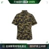 香港直邮潮奢 A Bathing Ape 猿人头 男士 花纹衬衫