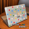 EVENSHOW波点水晶可爱笔记本电脑壳适用于苹果macbookpro保护壳air保护套透明原创个性私人定制轻薄防摔
