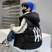 儿童装男童马甲秋冬款2022背心男孩加厚外穿中大童羽绒棉冬季