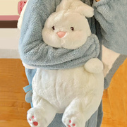 可爱慵懒大白兔抱枕玩偶兔子毛绒玩具公仔床上睡觉布娃娃礼物女萌