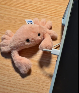 英国jellycat fluffy 毛绒螃蟹谢尔顿虾龙虾儿童安抚毛绒玩偶玩具