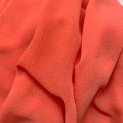 纯色纳米绉雪纺面料清凉透气连衣裙衬衫面料时装，大摆裙舞台服装布