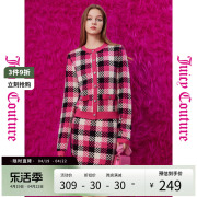 Juicy Couture橘滋秋冬金属扣女式毛衣外套