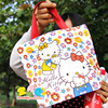 Hello Kitty凯蒂猫可爱卡通学生儿童帆布饭盒袋便当收纳手拎包女