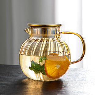 玻璃茶壶轻奢泡茶壶，耐高温茶水分离花茶壶带过滤冲茶壶泡茶具套装