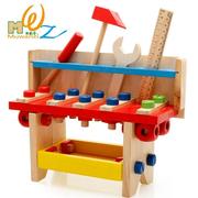 幼儿园儿童学生木制质益智力早教玩具多功能拆组装工具台1-3-6岁