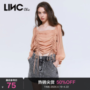 LINCCHIC金羽杰牛仔裙半身裙包臀牛仔半身裙女纯棉短裙女2022321