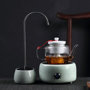陶瓷智能桌面上水器 电动家用桶装水触控自动抽水器功夫茶茶具