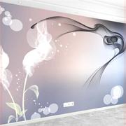 电视背景墙壁纸2023款简约现代个性壁画客厅大气墙纸装饰墙布防水