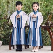 壮志少年行舞蹈演出服中国风儿童国学汉服古典朗诵合唱开笔表演服