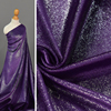紫色闪光绒韩国金丝绒面料 垂感顺滑四面弹力礼服外套设计师布料