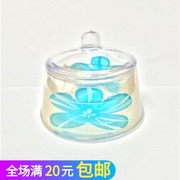 流水干花储物盒化妆盒收纳盒，饰品盒晶莹花瓶，收纳储物亚克力塑料