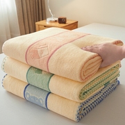 全棉老式毛巾被纯棉加厚单人双人，毛巾毯子午睡夏季薄款空调凉被子