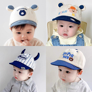2022韩版婴儿帽子春秋季可爱婴幼儿，鸭舌帽男女童，百搭宝宝棒球帽潮