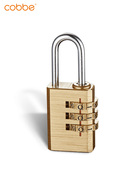 大学生宿舍密码锁柜子储物柜纯铜锁学生健身房更衣柜锁头小型挂锁