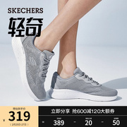 skechers斯凯奇2024年春季轻奇跑步鞋女款舒适软底，回弹休闲运动鞋