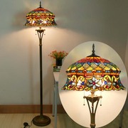 客厅田园落地灯现代卧室欧式创意装饰北欧宾馆落地台灯立式灯具