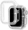 适用苹果手表iwatch6代54保护套电镀硬壳applewatch78代全包serie表壳，镶钻边框配件超薄防摔41454044mm